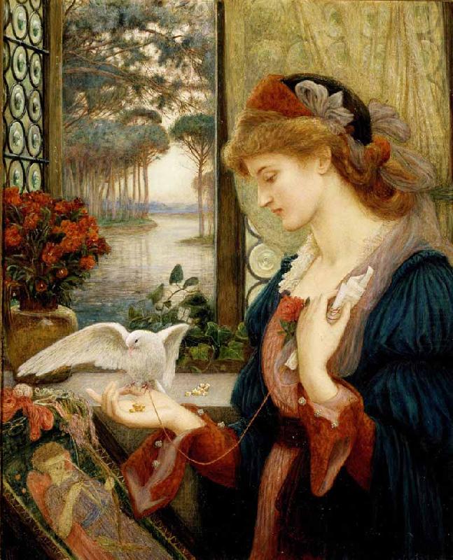 Love s Messenger, Marie Spartali Stillman